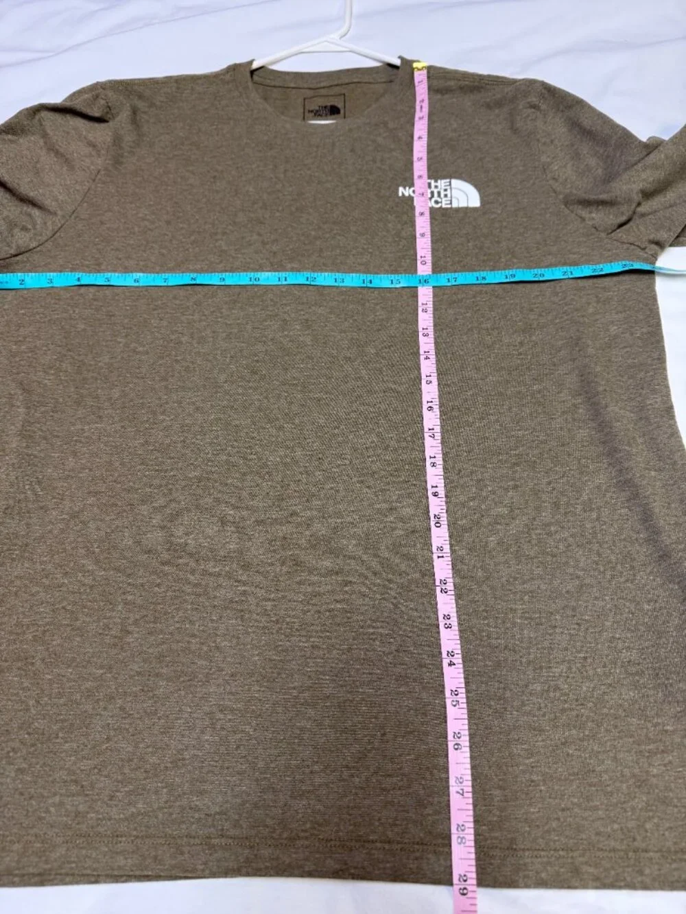 The North Face Men’s Half Dome Tee XL Olive Heather Long Sleeve‎ EUC